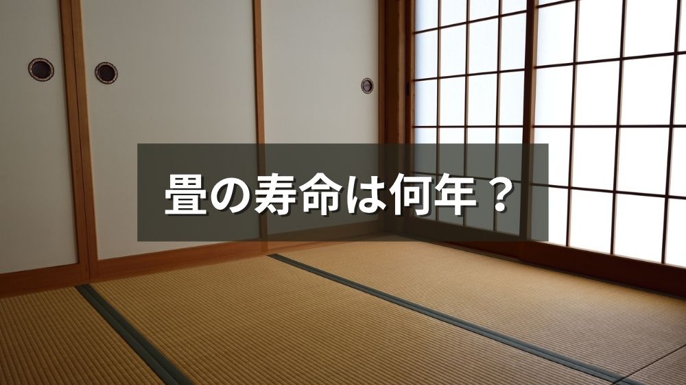 畳の寿命は何年?